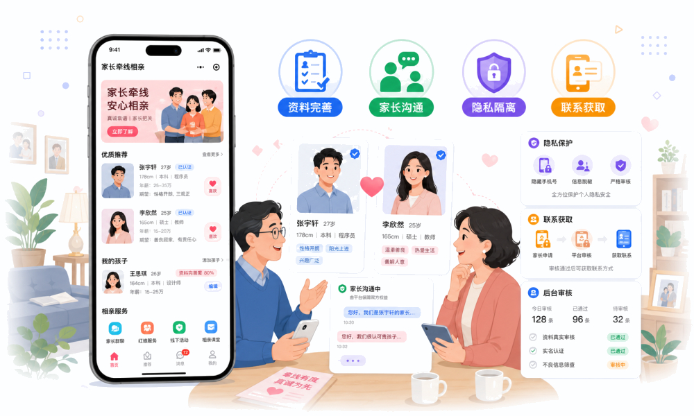 家长牵线相亲系统