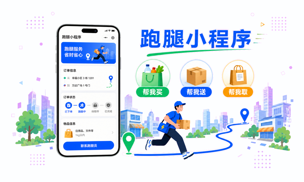 跑腿小程序系统